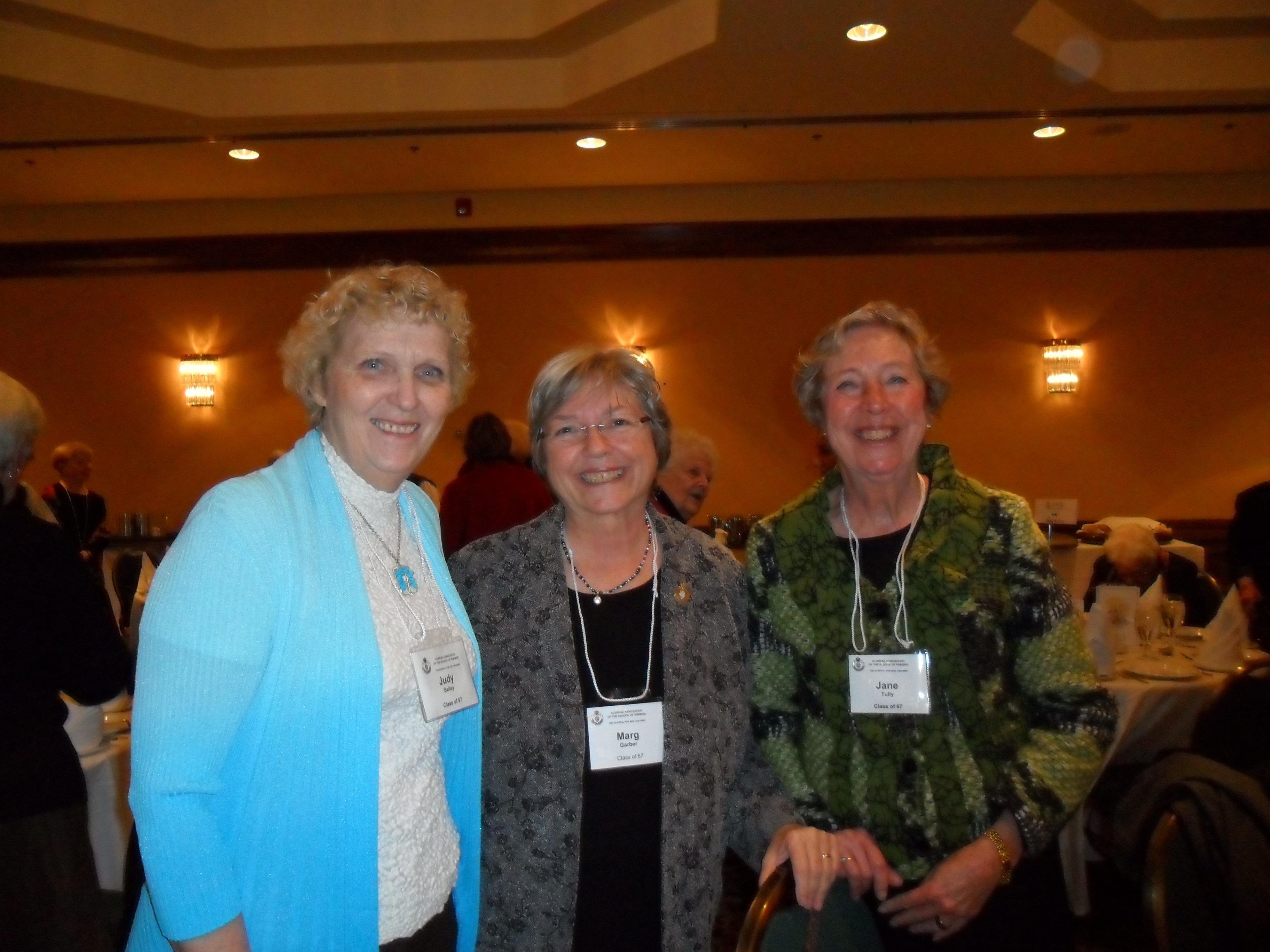 Judy, Marg, Janey – The Alumnae Association of the School of Nursing